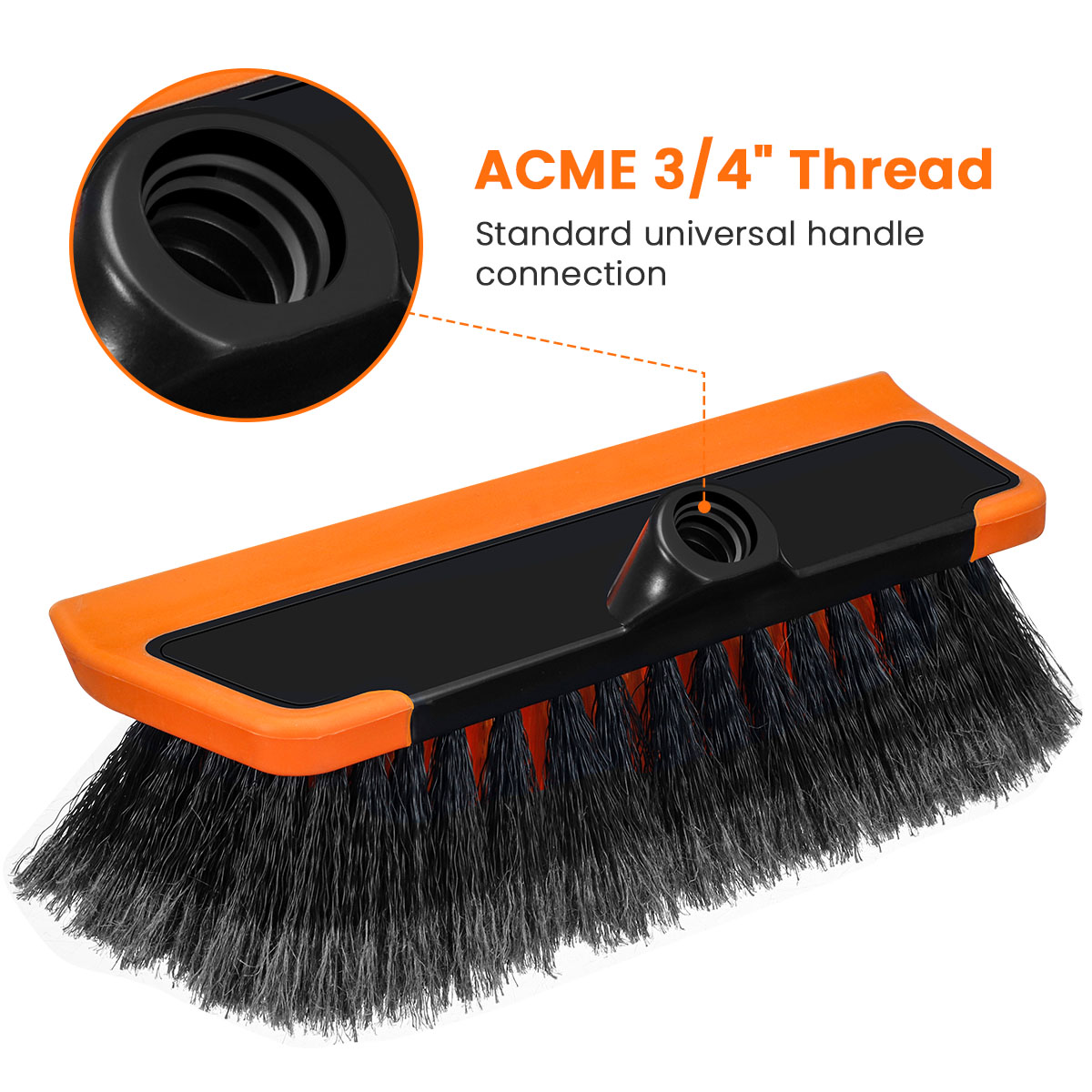 MATCC Car Wash Brush Head Replacement With Sq