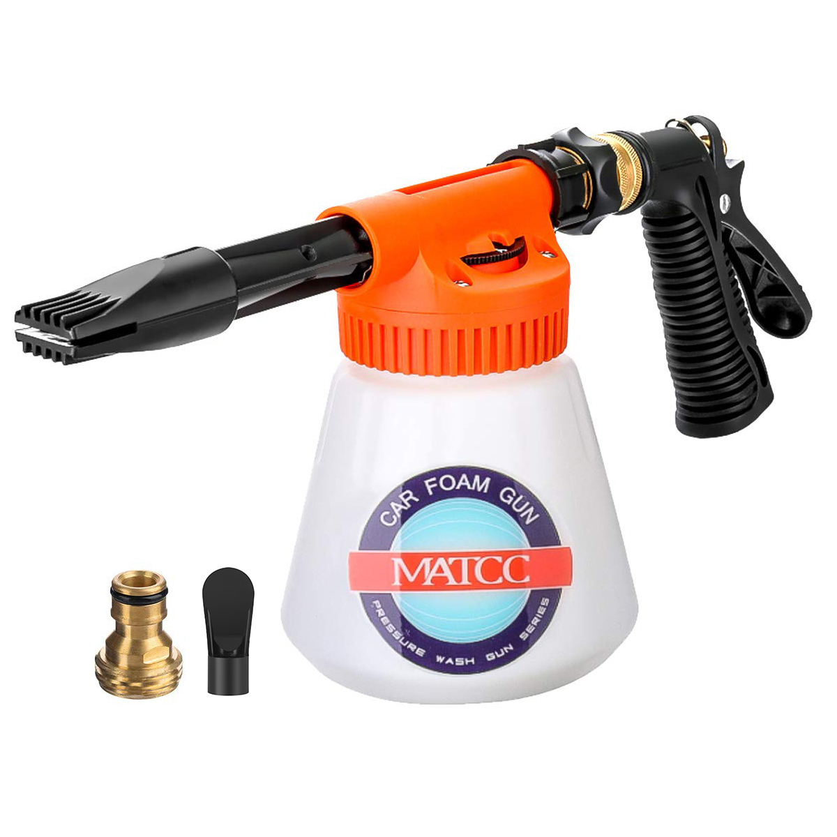 Car Snow Foam Gun Bottle Sprayer for Garden Hose Window Soap Cleaning Washing US 